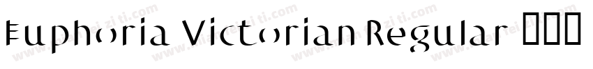 Euphoria Victorian Regular字体转换